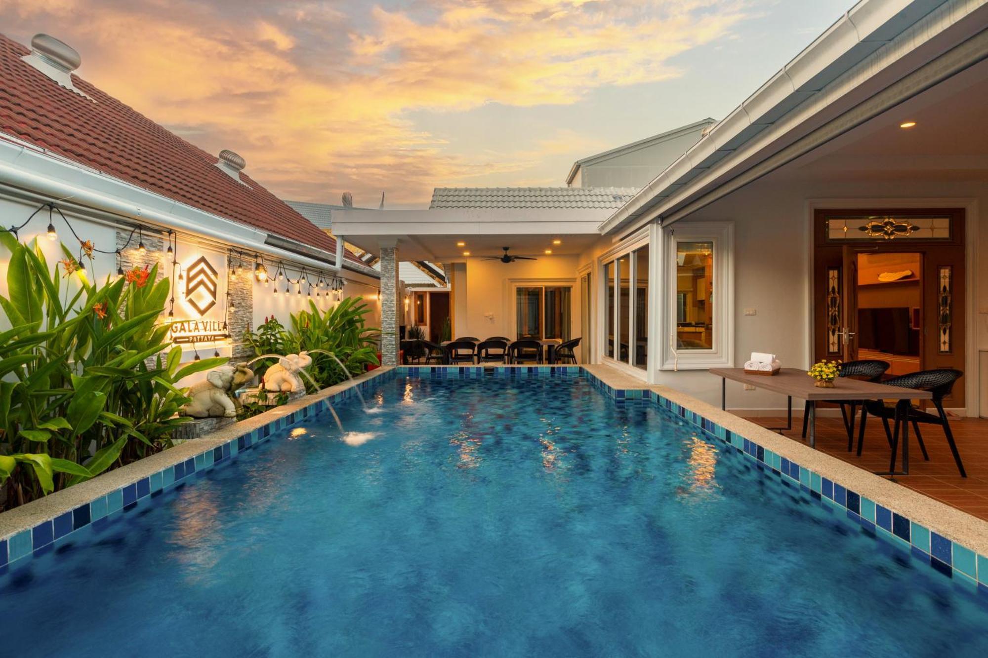 Pattaya Private Villa - Pool,Sauna,Snooker,Bbq Екстериор снимка