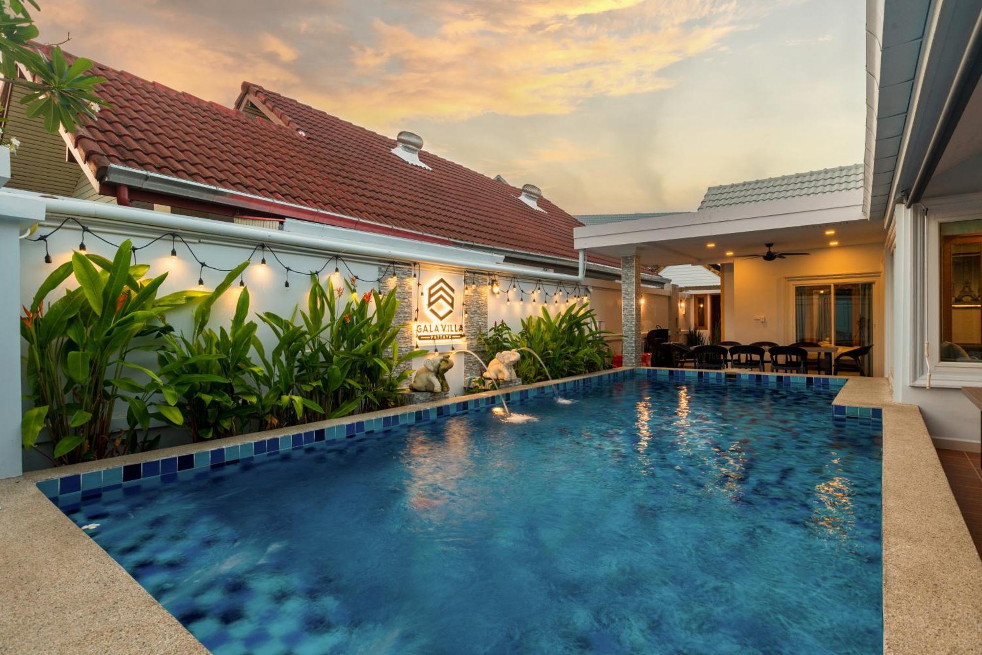 Pattaya Private Villa - Pool,Sauna,Snooker,Bbq Екстериор снимка