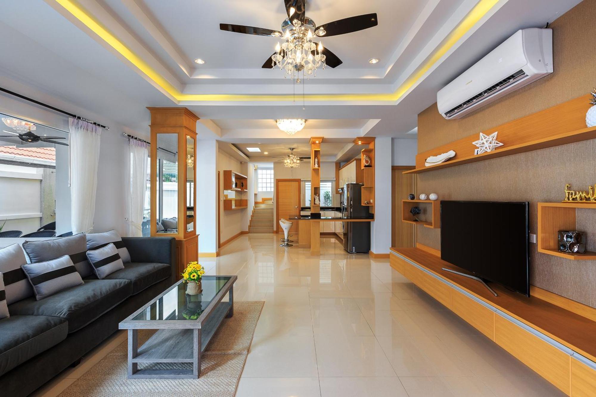 Pattaya Private Villa - Pool,Sauna,Snooker,Bbq Екстериор снимка